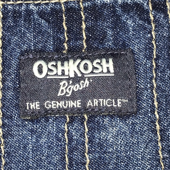 OSH KOSH B’GOSH JEAN OVERALL SHORTS 12 M - Picture 3 of 12